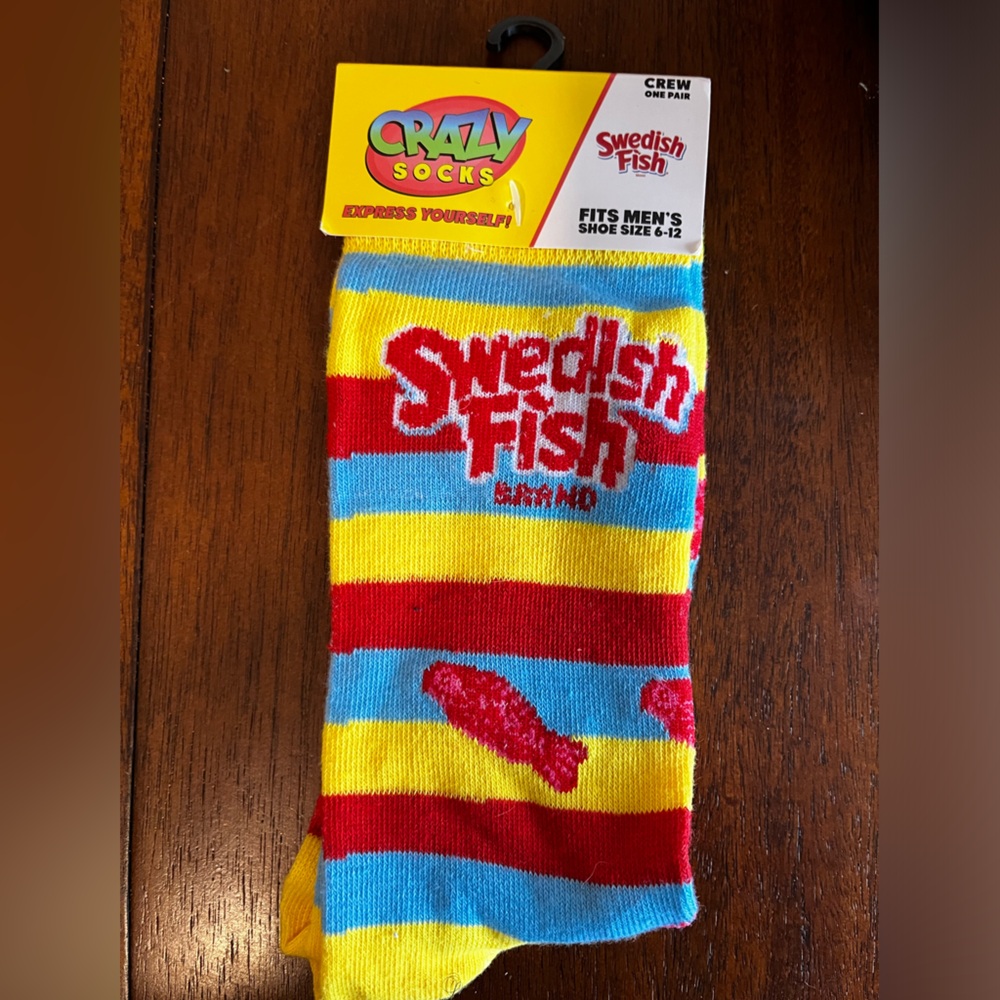CRAZY SOCKS SWEDISH FISH